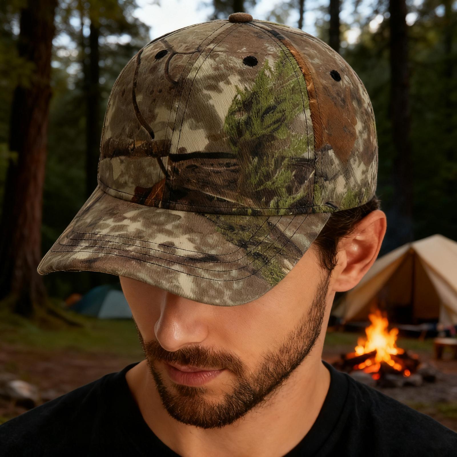 Head Gear Running - Baseball Hat Cotton Adjustable Golf Headgear