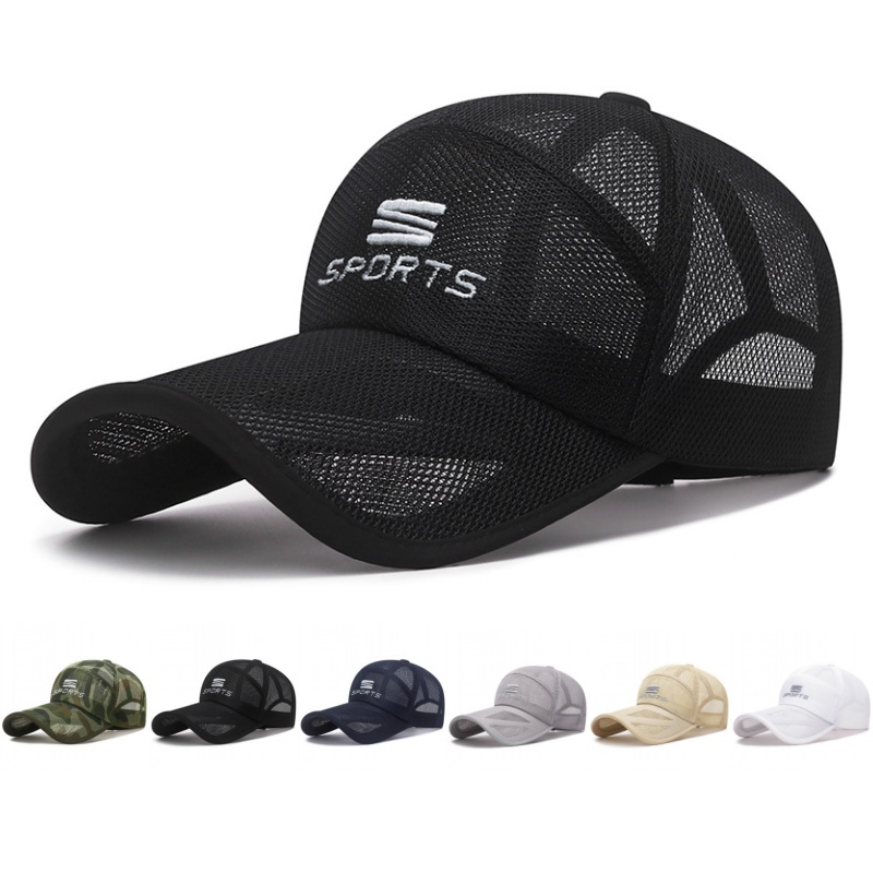 Running Cap Mesh - Breathable Full Mesh Quick-Drying Sports Running
