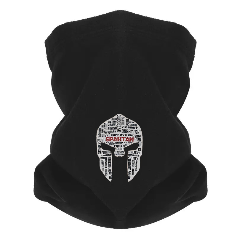 Head Gear Running - Spartan helmet,run,believe,climb,finish. Men Outdoor Scarf Mask