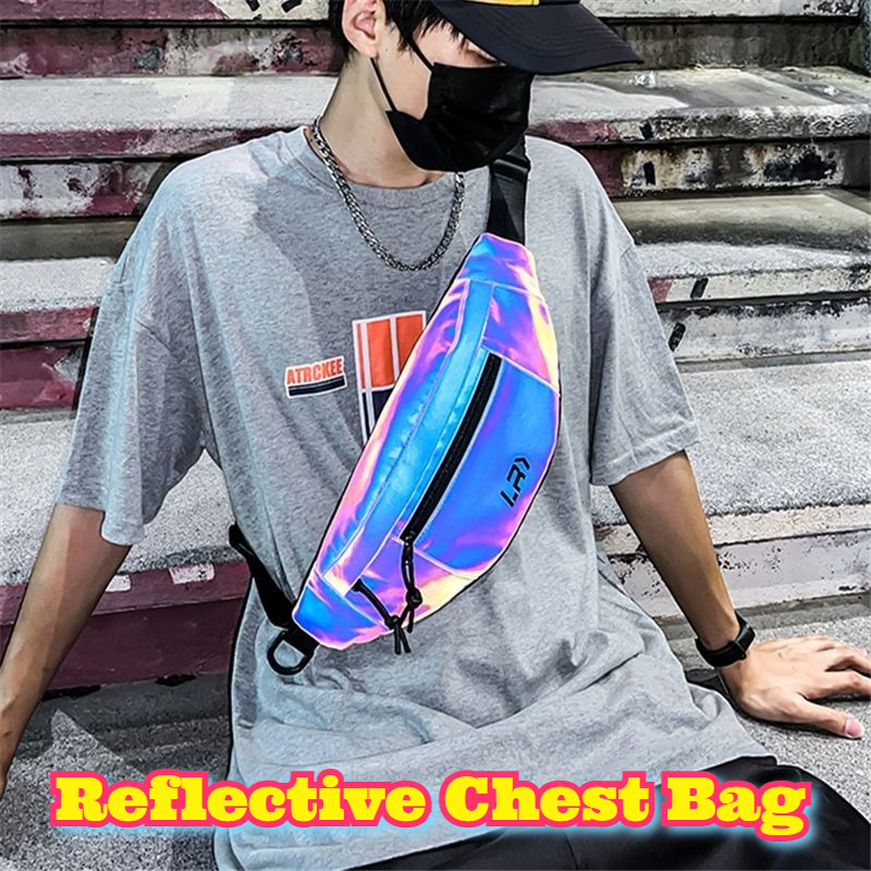 Running Zwift - Reflective Chest Bag Night Running Unisex