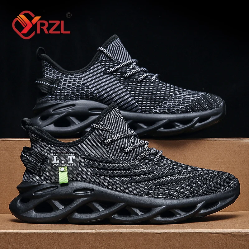 Running Gear Ladies - YRZL Men Sports Running Black Jogging