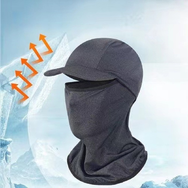 Head Gear Running - Sunscreen Face Cover Sun Hood Hat