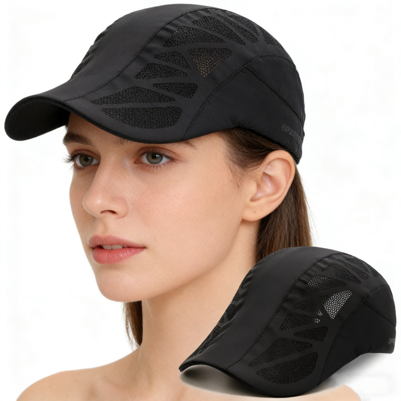 Summer Breathable Mesh Quick D - Running Cap Mesh ulasan dan harga