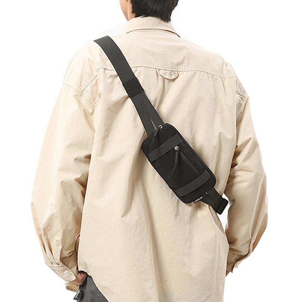 Chest Bag Pure Color Nylon Lig - Running Zwift ulasan dan harga