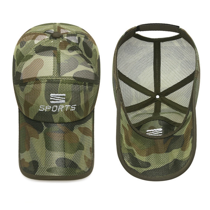 Breathable Full Mesh Quick-Dry - Running Cap Mesh ulasan dan harga