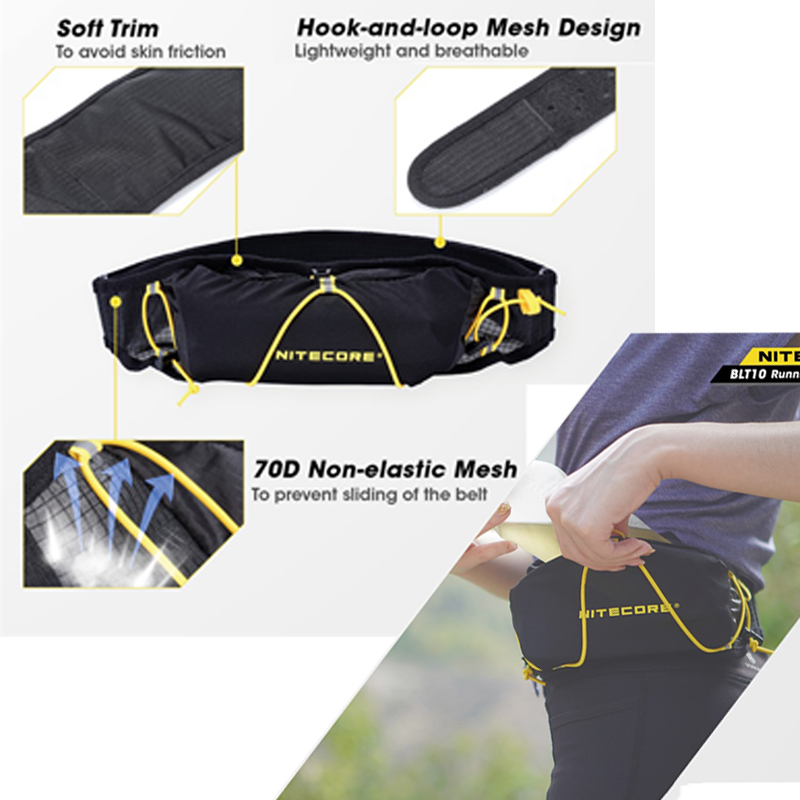 NITECORE BLT10 Running Waist B - Running Zwift ulasan dan harga