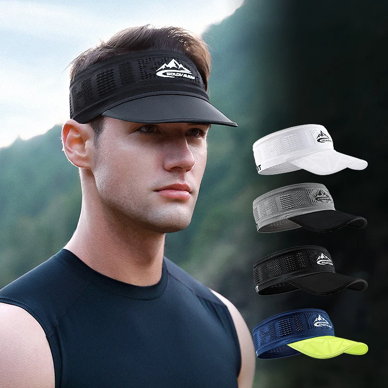 Summer Top Empty An-ti UV Tenn - Running Cap Mesh ulasan dan harga