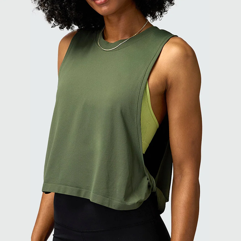 Women Sleeveless Yoga Tops Mes - Running Cap Mesh ulasan dan harga