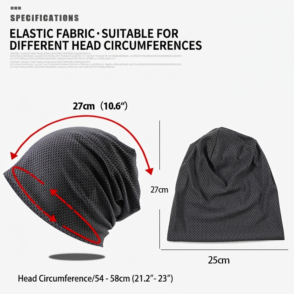 Breathable Mesh Running Beanie - Running Cap Mesh ulasan dan harga