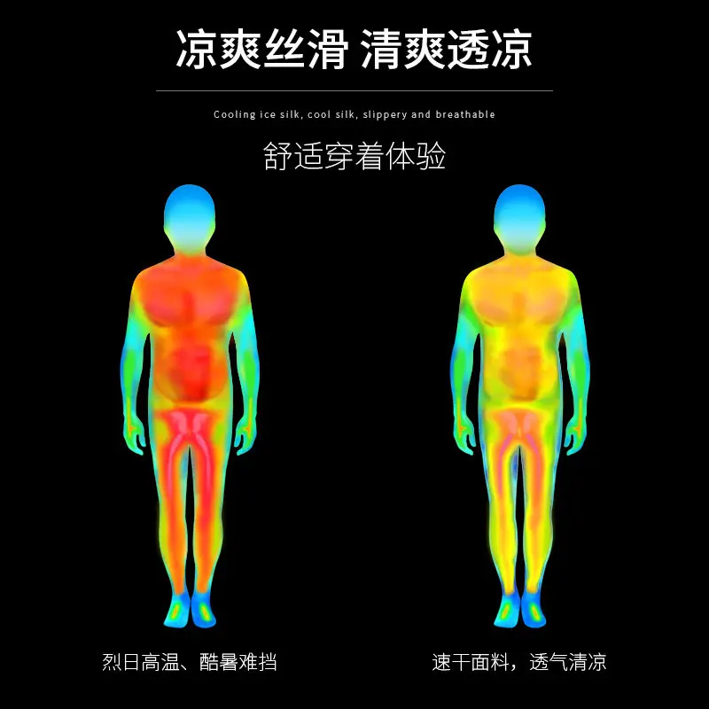 Men's Summer Sports Set Ice Si - Running Gear Woman ulasan dan harga