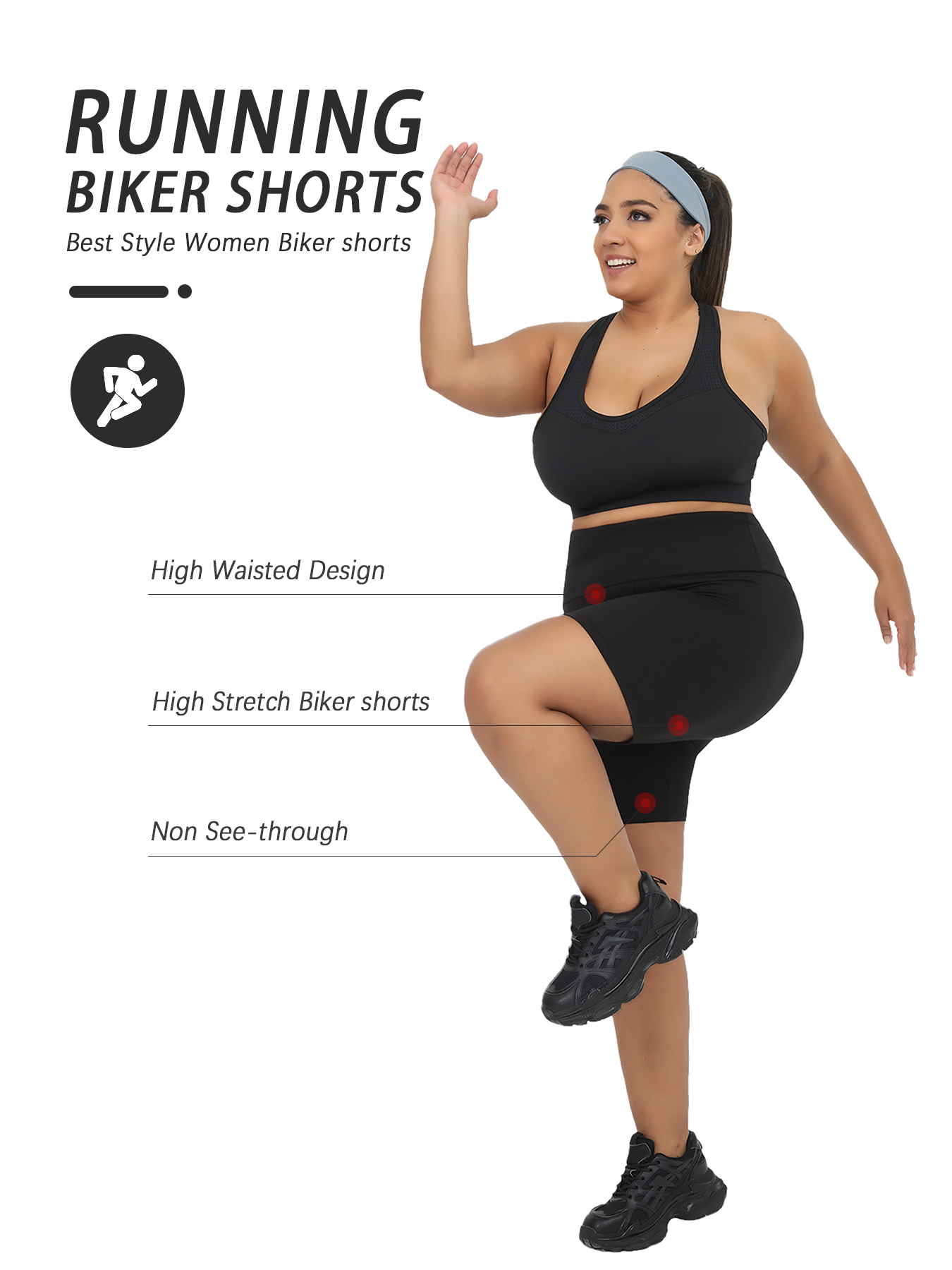 Plus Size Women's High Waisted - Running Gear Woman ulasan dan harga