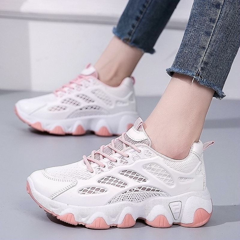 Breathable Mesh Chunky Sneaker - Running Gear Woman ulasan dan harga