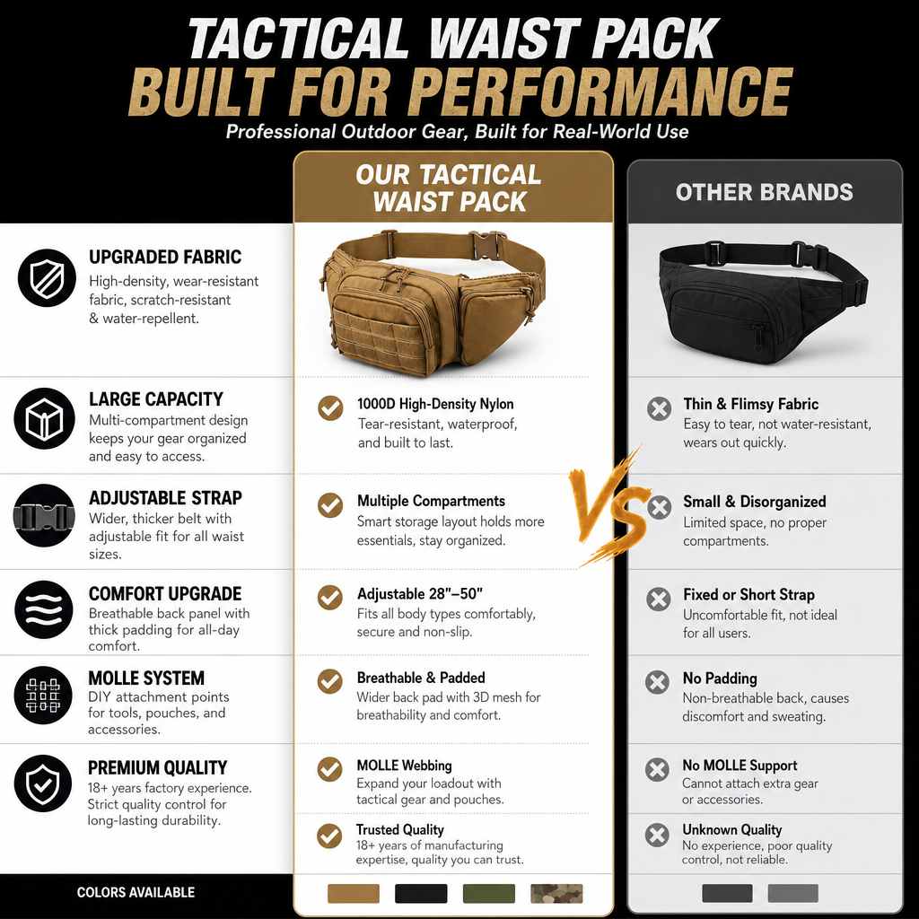 Tactical Waist Pack Outdoor Hi - Running Zwift ulasan dan harga