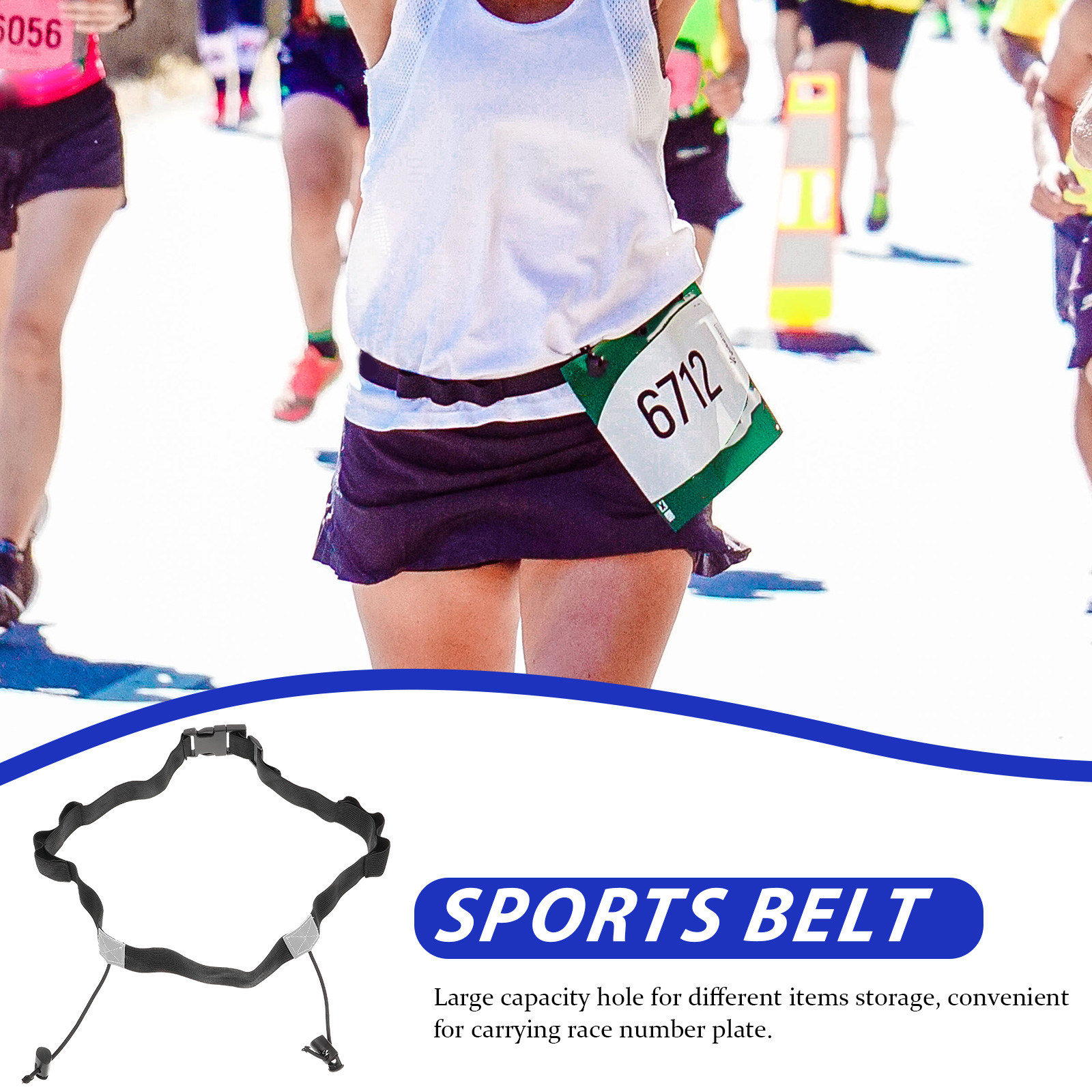 2Pcs Reflective Running Waistb - Running Gear Girls ulasan dan harga