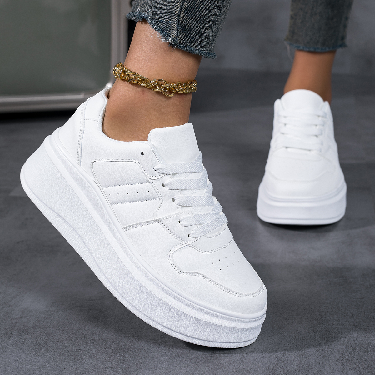 Women's Vulcanize Shoes Flat C - Running Gear Woman ulasan dan harga