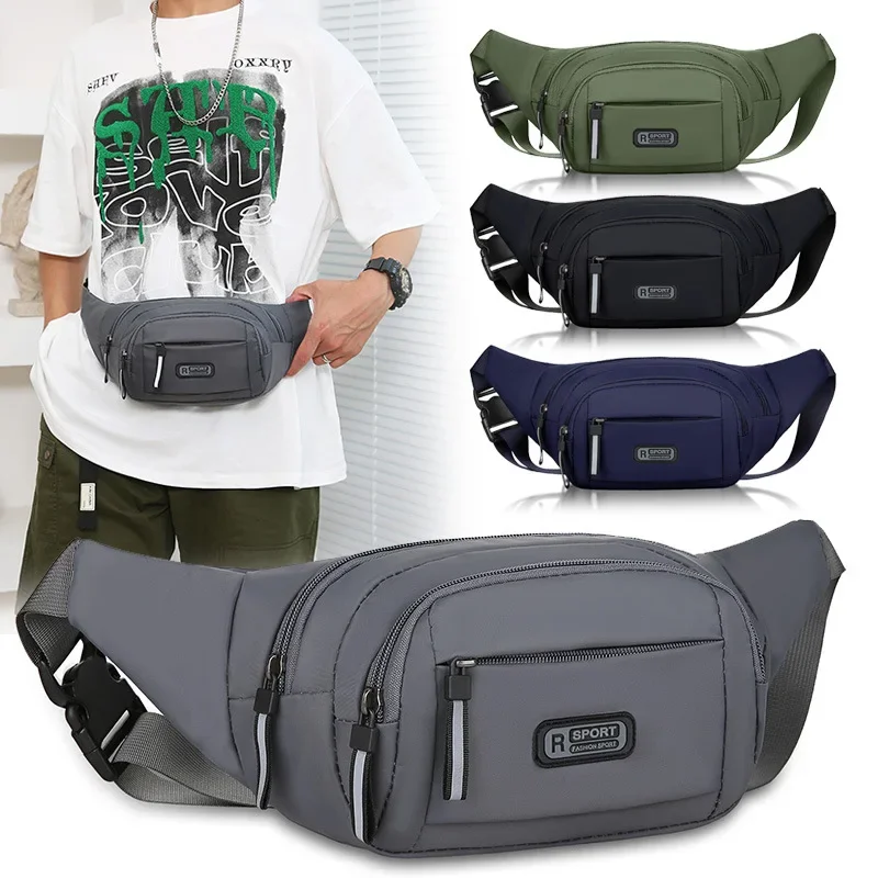 Men Canvas Fanny Waist Packs U - Running Zwift ulasan dan harga