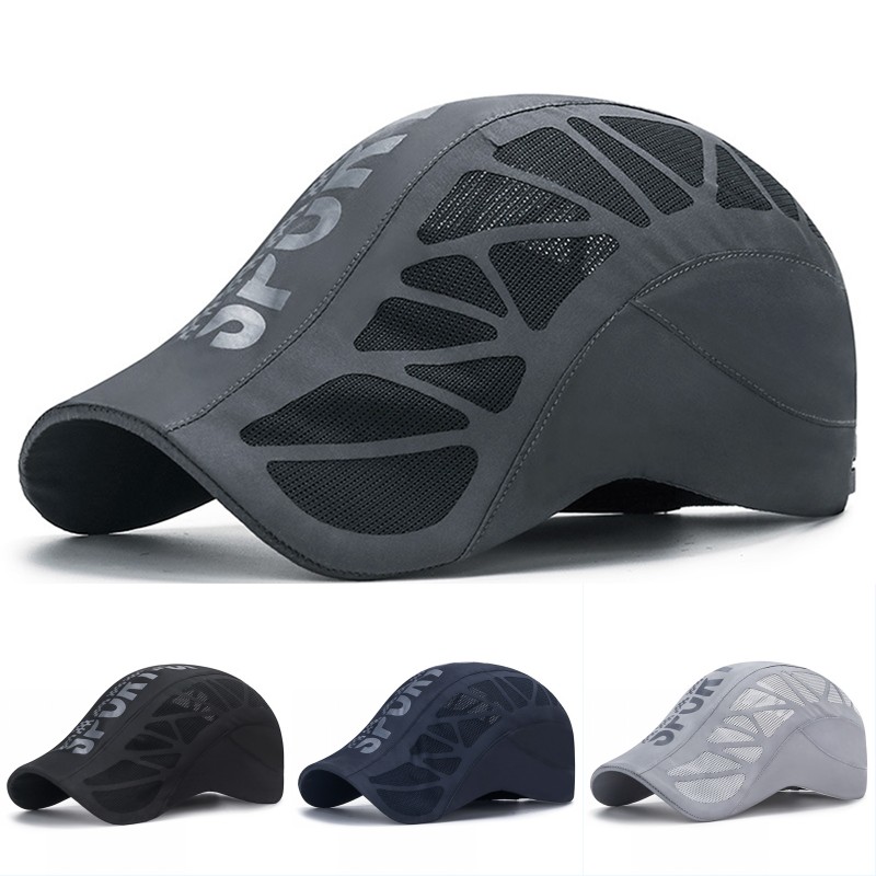 Summer Cool Breathable Mesh Qu - Running Cap Mesh ulasan dan harga