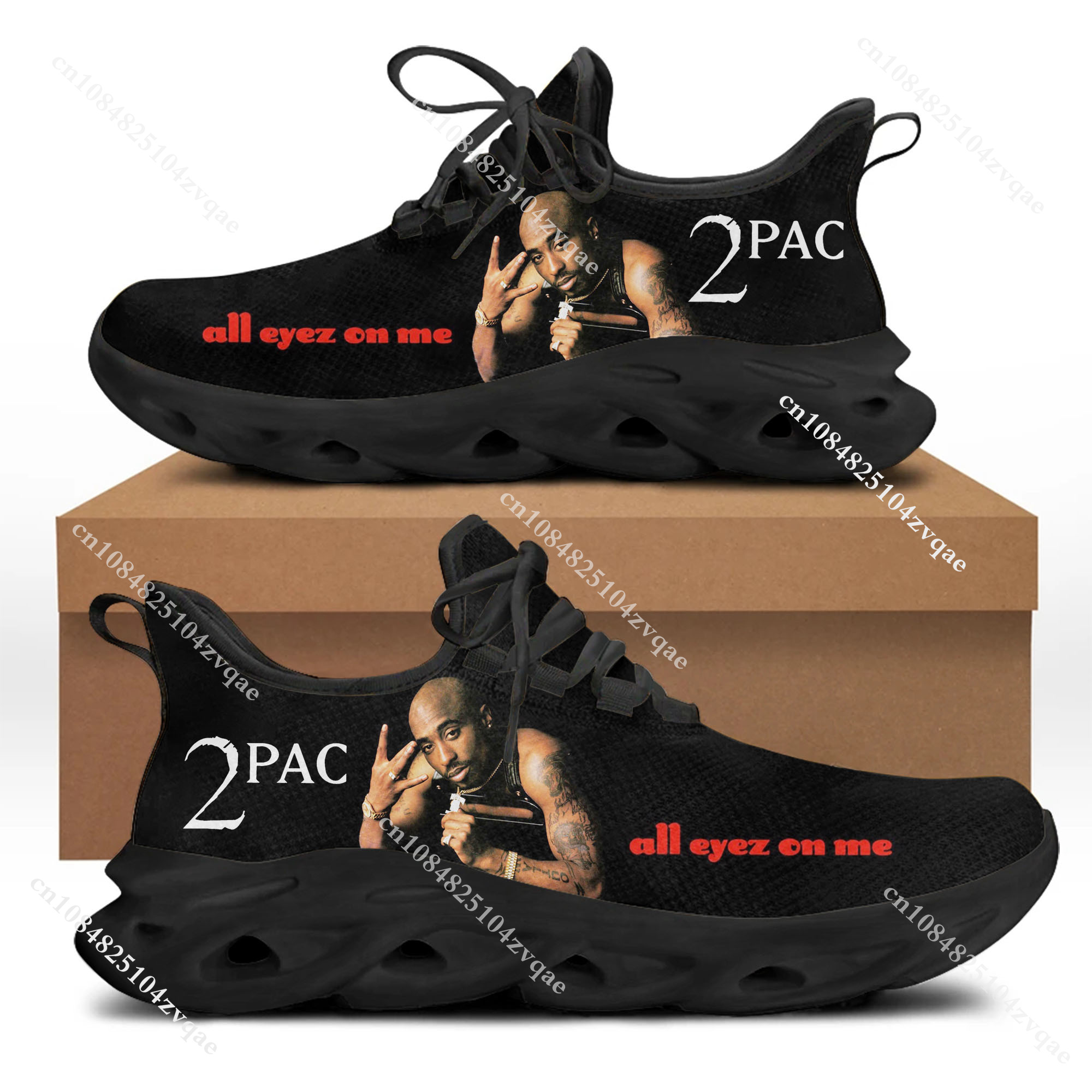 Tupac Rapper 2Pac Flats Sneake - Running Gear Woman ulasan dan harga
