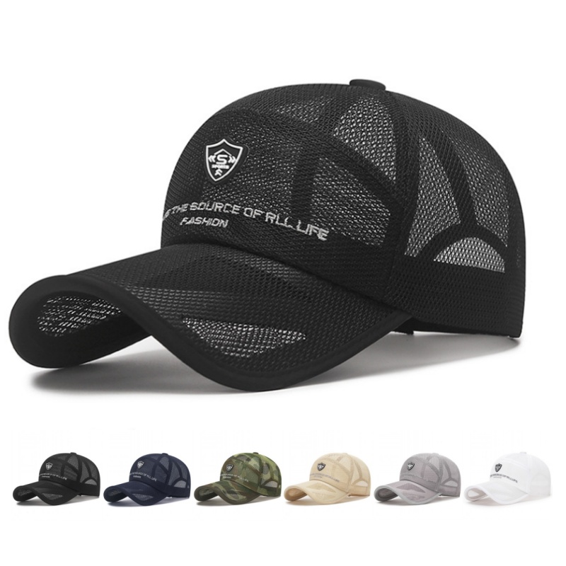 Quick-Drying Breathable Mesh R - Running Cap Mesh ulasan dan harga