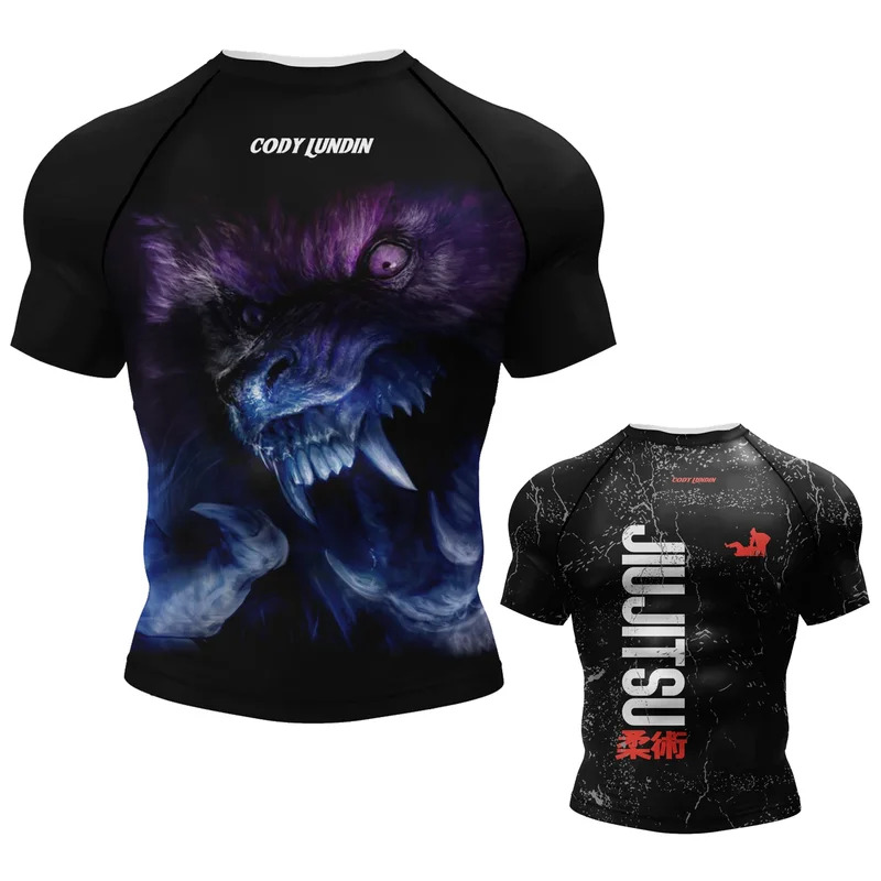 New Compression Mma Rashguard  - Head Gear Running ulasan dan harga