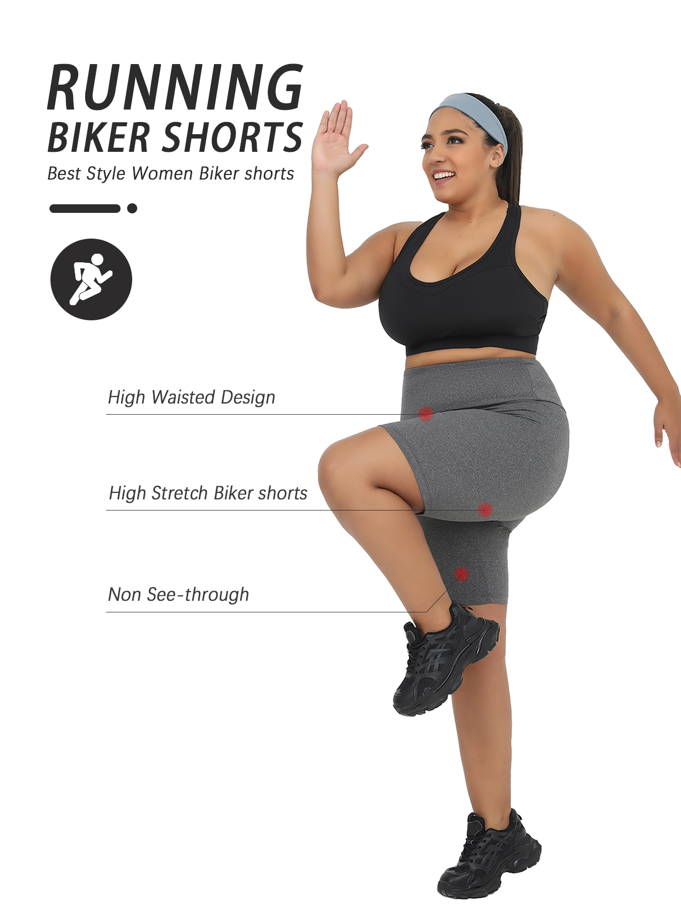 Plus Size Women's High Waisted - Running Gear Woman ulasan dan harga
